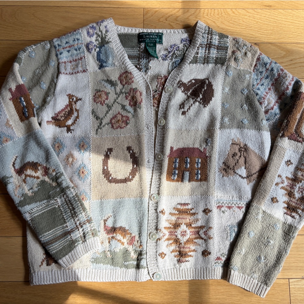 Ralph Lauren Hand Knit Vintage Sweater